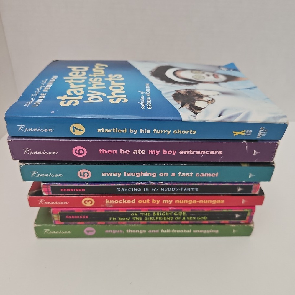 Confessions of Georgia Nicolson Books 1-7 Lot - Louise Rennison YA‎ Series